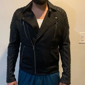 Armani exchange leather coat